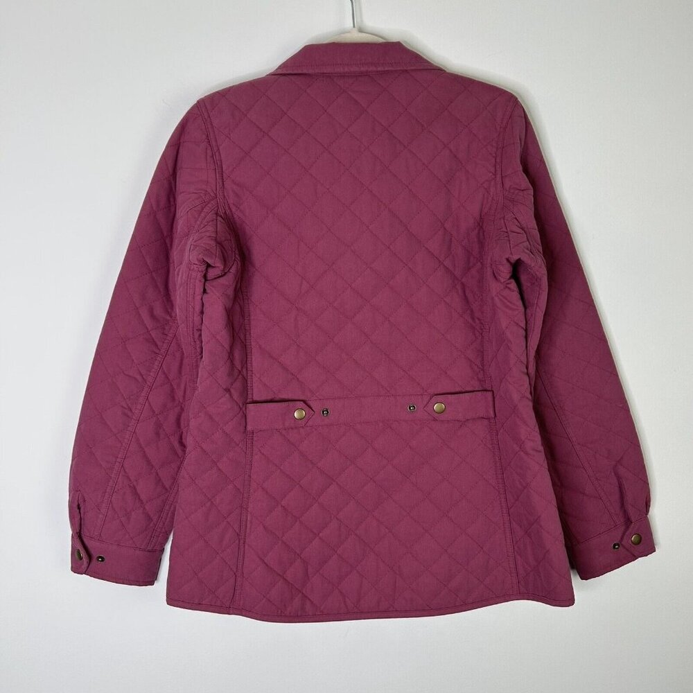 Duluth Trading Co Pink Quilted Jacket‎ Womens Size Small Insulated - Picture 7 of 8